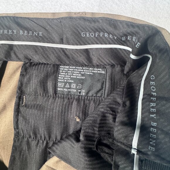 Geoffrey Beene 34x28 Brown Dress Pants - Picture 5 of 7